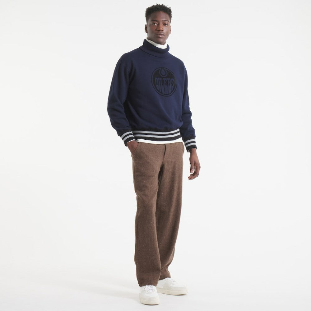 Edmonton Oilers Todd Snyder by Fanatics Relaxed Canadian Fleece Turtleneck Online
