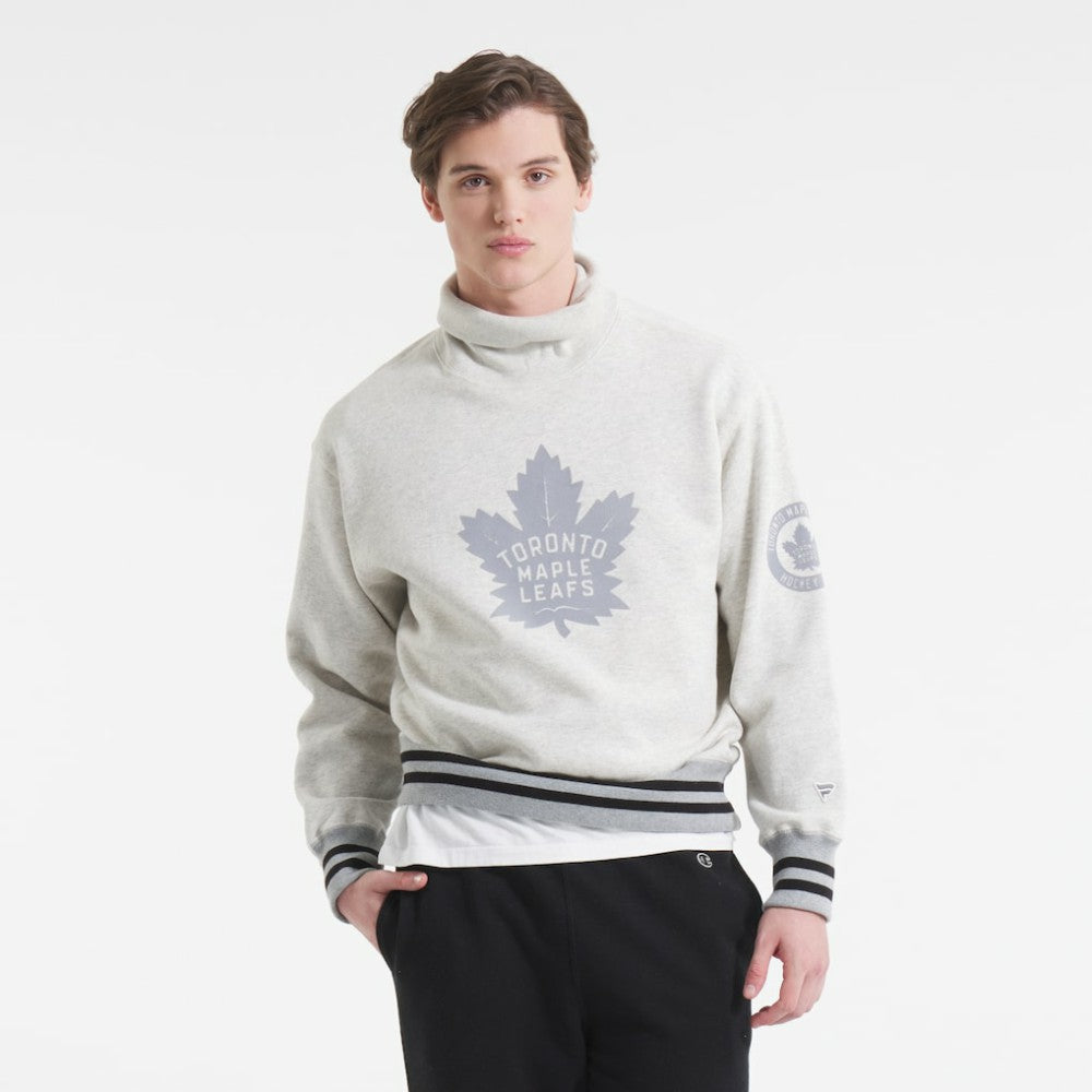 Toronto Maple Leafs Todd Snyder by Fanatics Relaxed Canadian Fleece Turtleneck For Sale