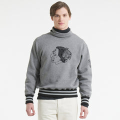 Chicago Blackhawks Todd Snyder by Fanatics Relaxed Canadian Fleece Turtleneck Online