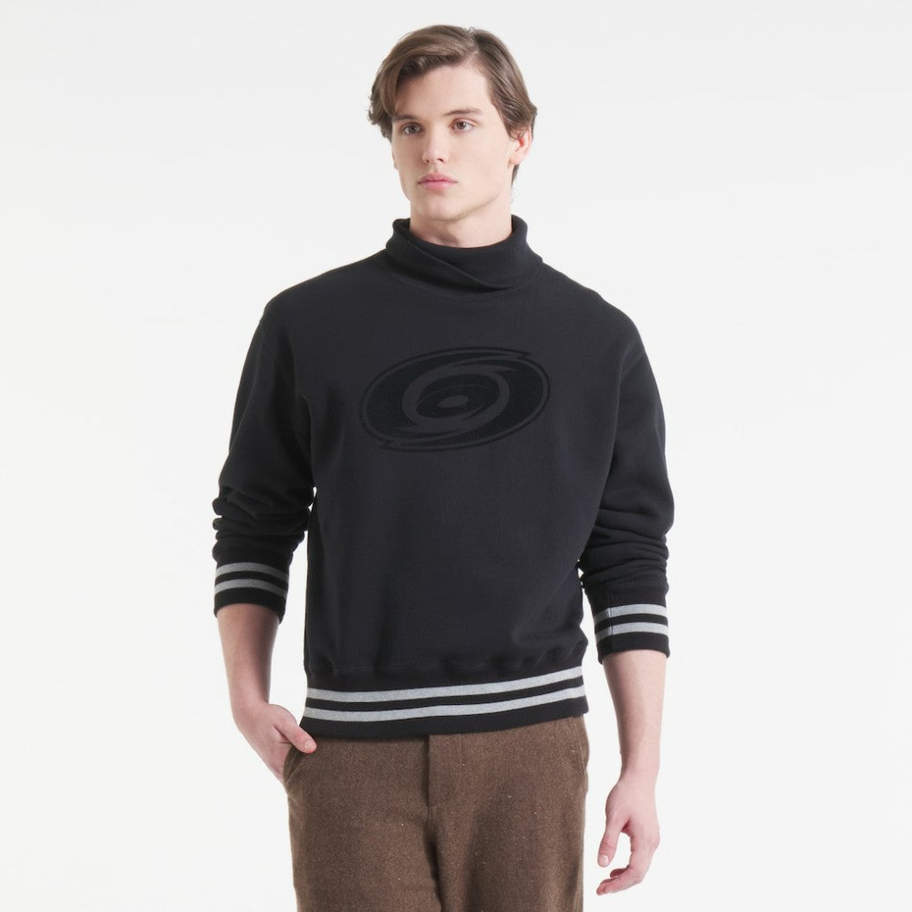 Carolina Hurricanes Todd Snyder by Fanatics Relaxed Canadian Fleece Turtleneck On Sale