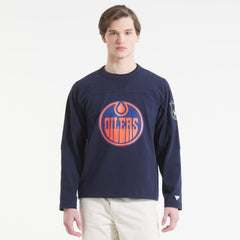 Edmonton Oilers Todd Snyder by Fanatics Heavyweight Football Jersey On Sale