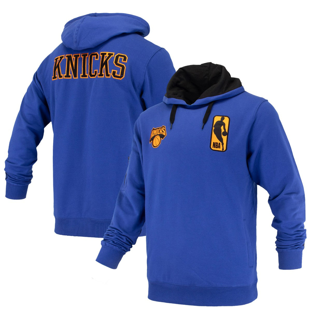 New York Knicks FISLL Unisex Logoman Shadow Collection Pullover Hoodie On Sale