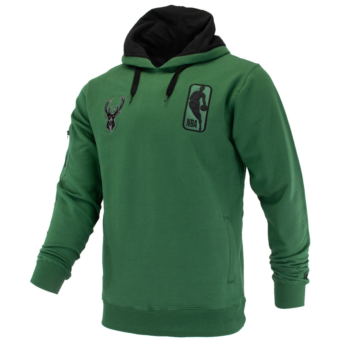 Milwaukee Bucks FISLL Unisex Logoman Shadow Collection Pullover Hoodie Outlet