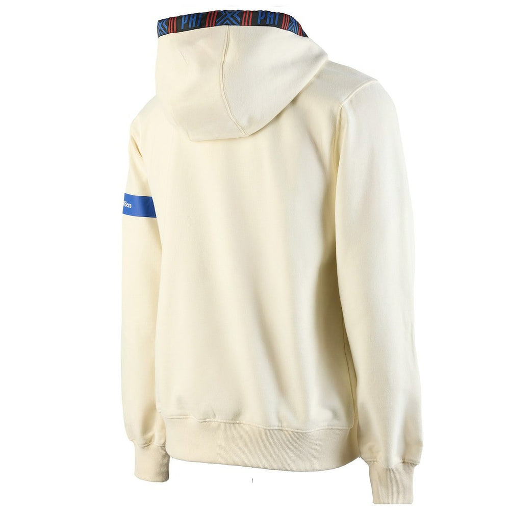 Philadelphia 76ers NBA x Two Hype Culture & Hoops Collection Premium Pullover Hoodie - Cream sale On Sale