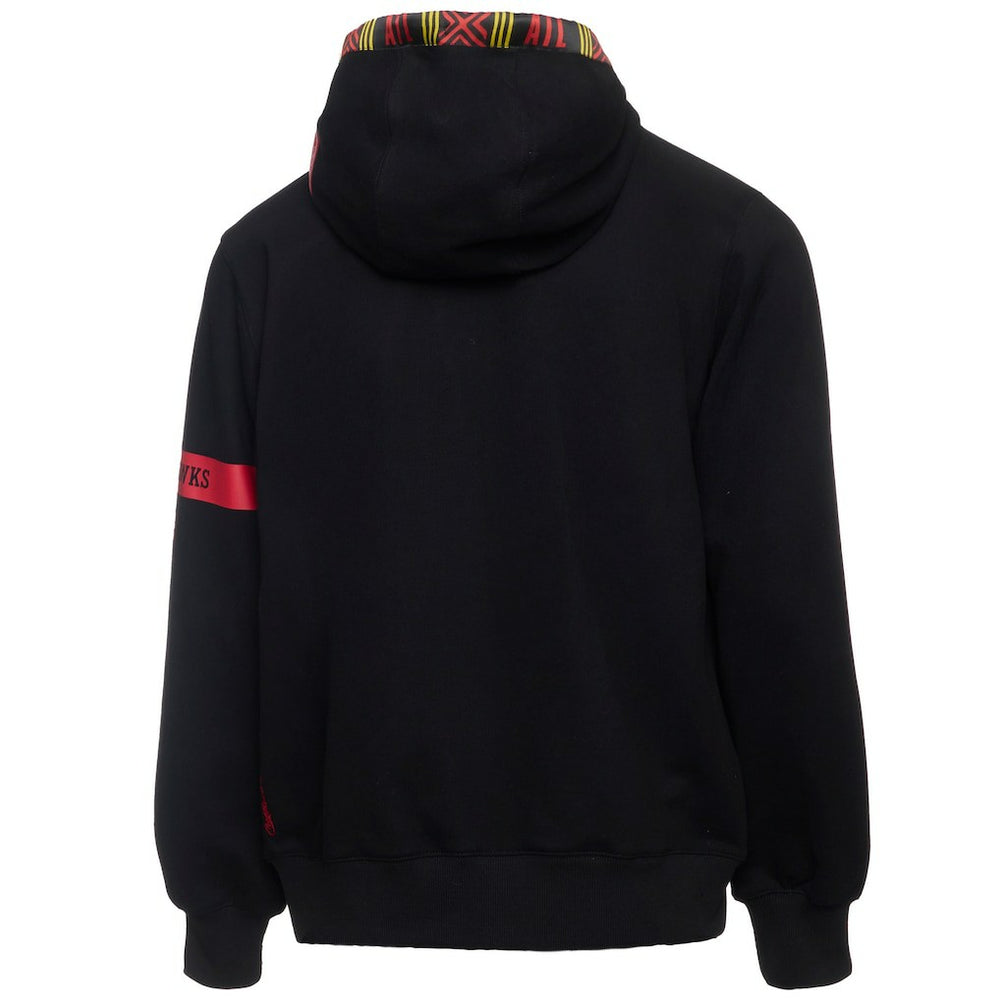 Atlanta Hawks NBA x Two Hype Culture & Hoops Collection Premium Pullover Hoodie - Black shop New