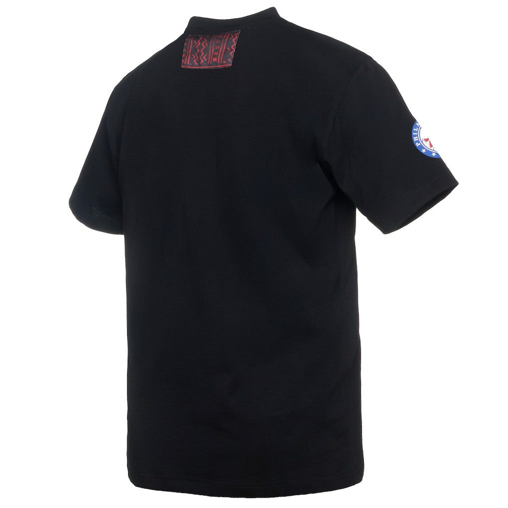 Philadelphia 76ers NBA x Two Hype Culture & Hoops Collection Premium T-Shirt - Black shop Discount