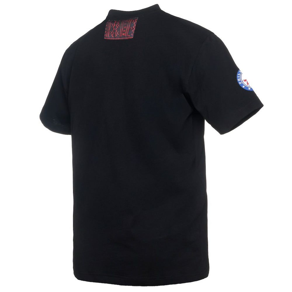 Philadelphia 76ers NBA x Two Hype Culture & Hoops Collection Premium T-Shirt - Black shop Discount