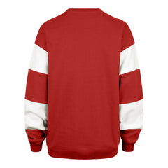 New Jersey Devils '47 Women's Eephus Barred Pullover Sweatshirt For Sale