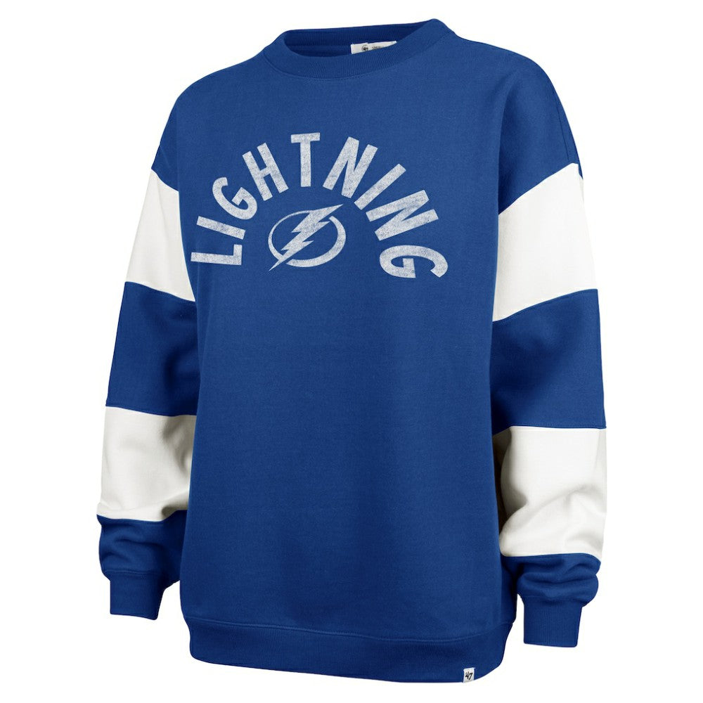 Tampa Bay Lightning '47 Women's Eephus Barred Pullover Sweatshirt Online