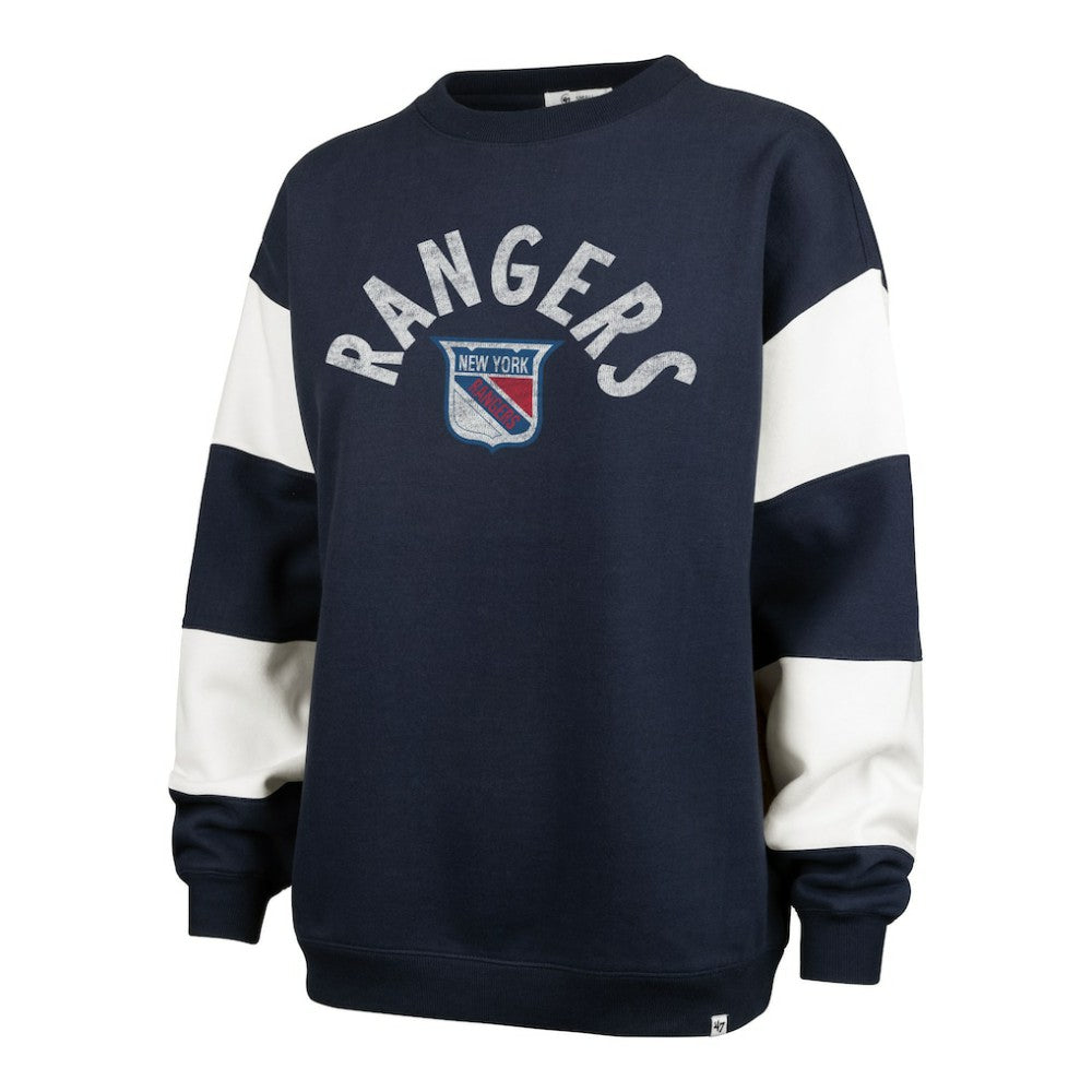 New York Rangers '47 Women's Eephus Barred Pullover Sweatshirt On Sale