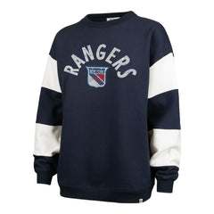 New York Rangers '47 Women's Eephus Barred Pullover Sweatshirt On Sale