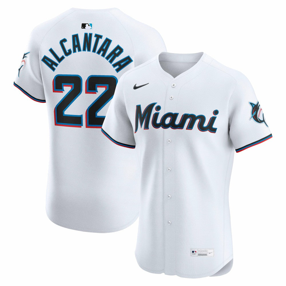 Sandy Alcantara Miami Marlins Nike Home Elite Jersey | MLB Online