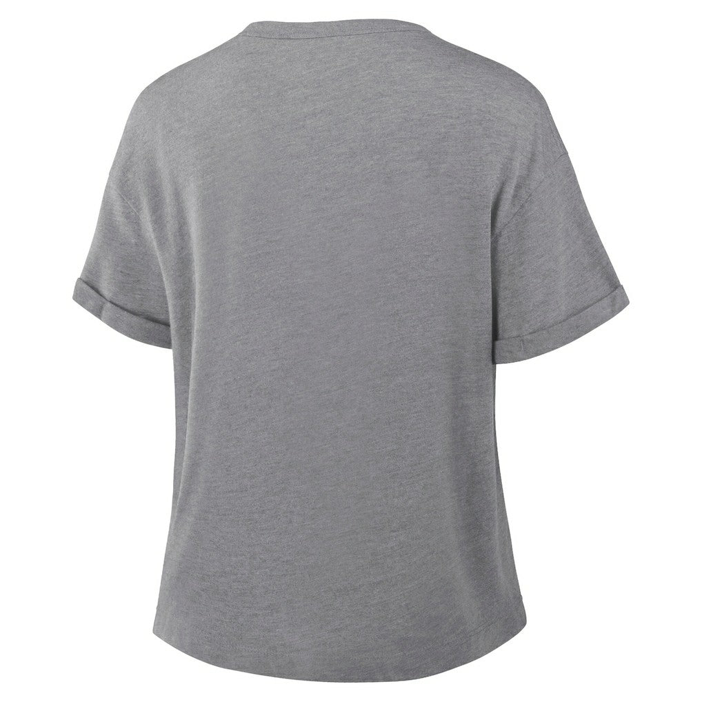 Philadelphia Eagles Fanatics Women's Tribute Tri-Blend Boxy T-Shirt