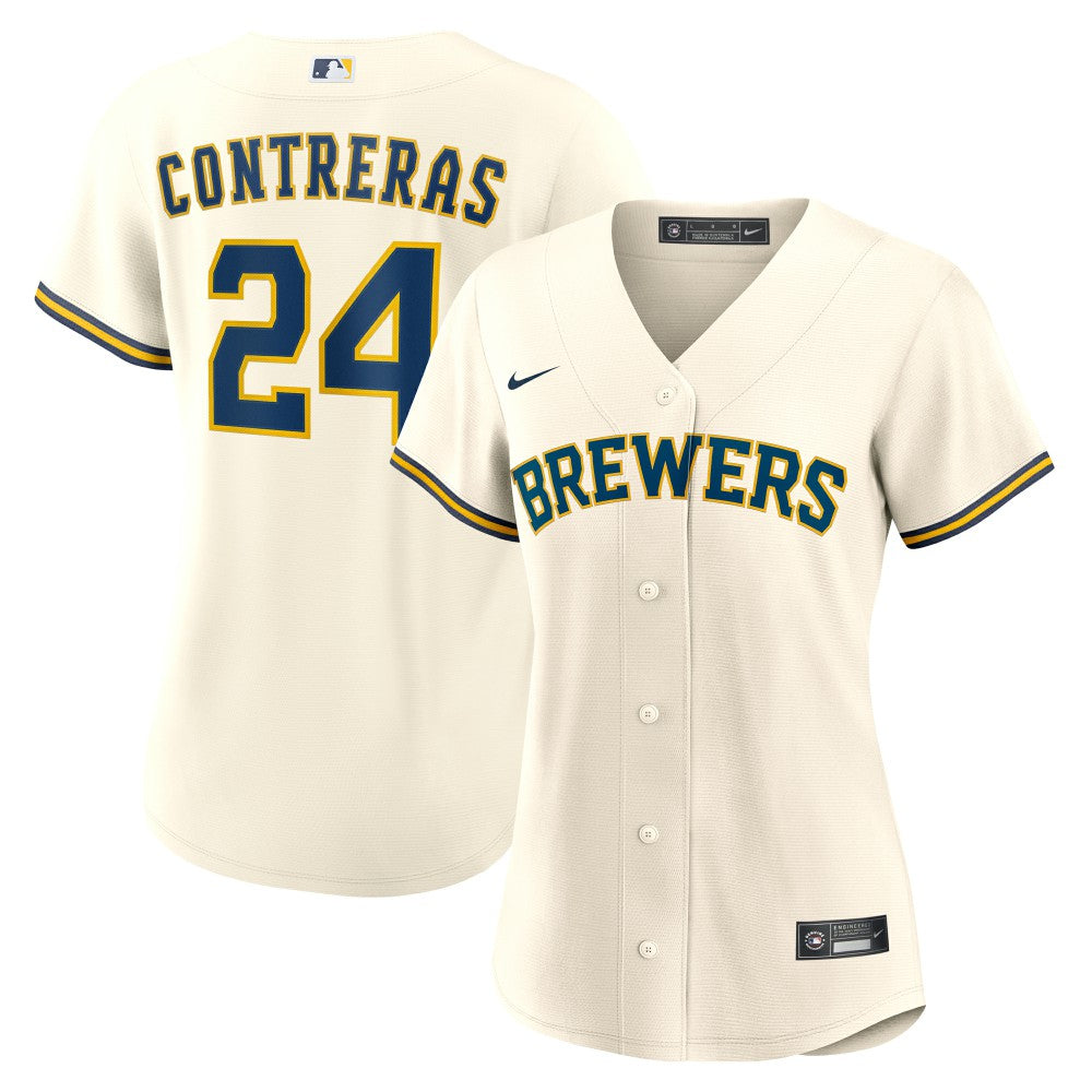 William Contreras Milwaukee Brewers Nike Women's Home Replica Jersey | MLB US