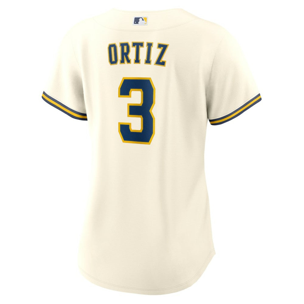 Joey Ortiz Milwaukee Brewers Nike Women's Home Replica Jersey | MLB For sale