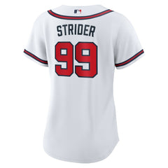 Spencer Strider Atlanta Braves Nike Women's Home Replica Jersey | MLB New
