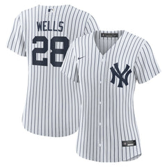 Austin Wells New York Yankees Women's Home Replica Jersey - White