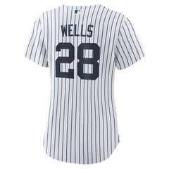Austin Wells New York Yankees Women's Home Replica Jersey - White
