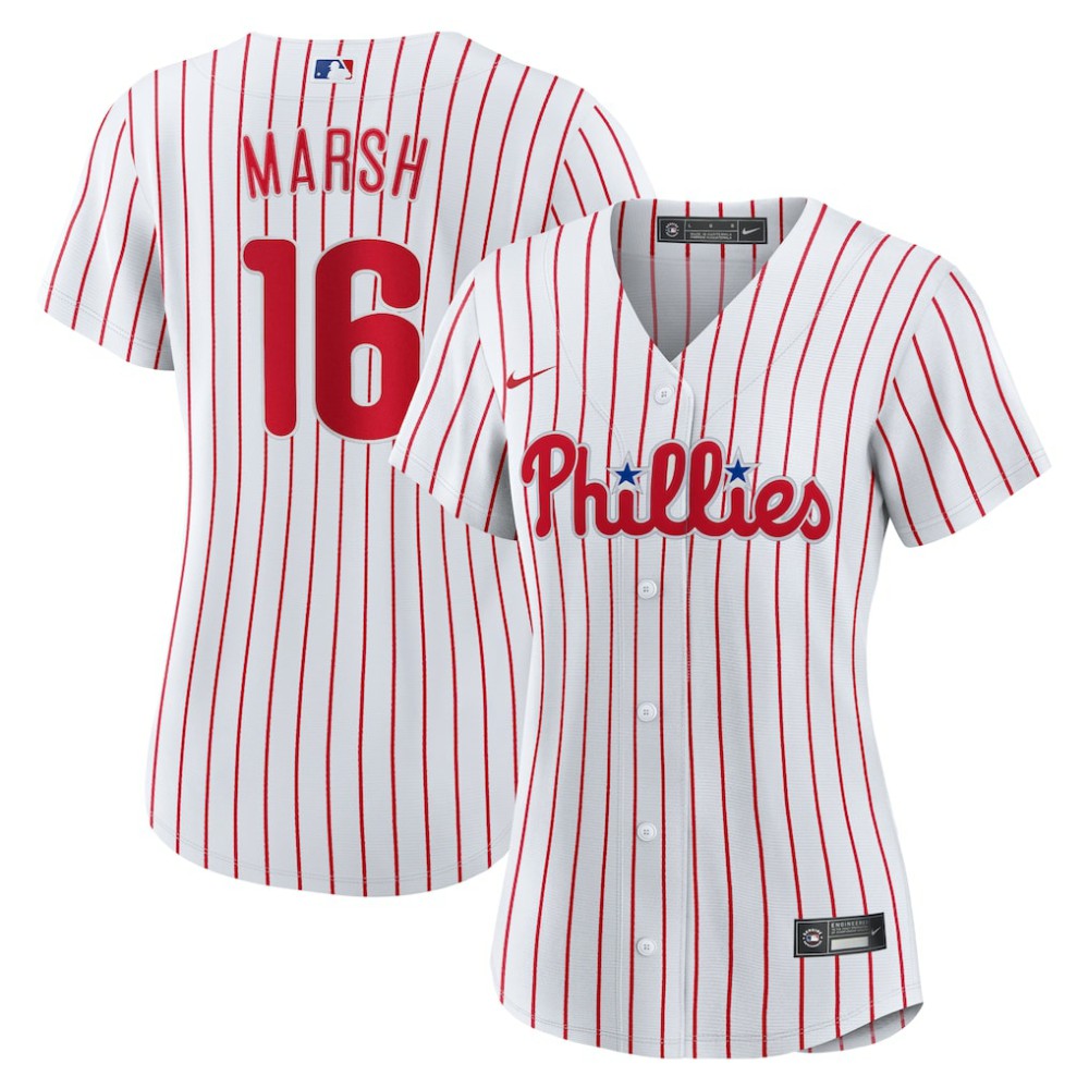 Brandon Marsh Philadelphia Phillies Nike Women's Home Replica Jersey | MLB New