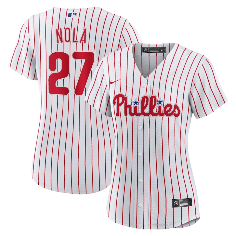 Aaron Nola Philadelphia Phillies Nike Women's Home Replica Jersey | MLB Online