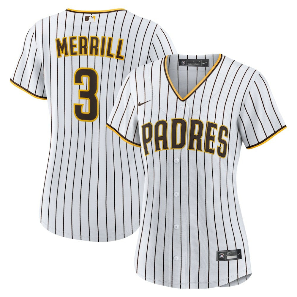 Jackson Merrill San Diego Padres Nike Women's Home Replica Jersey | MLB Shop
