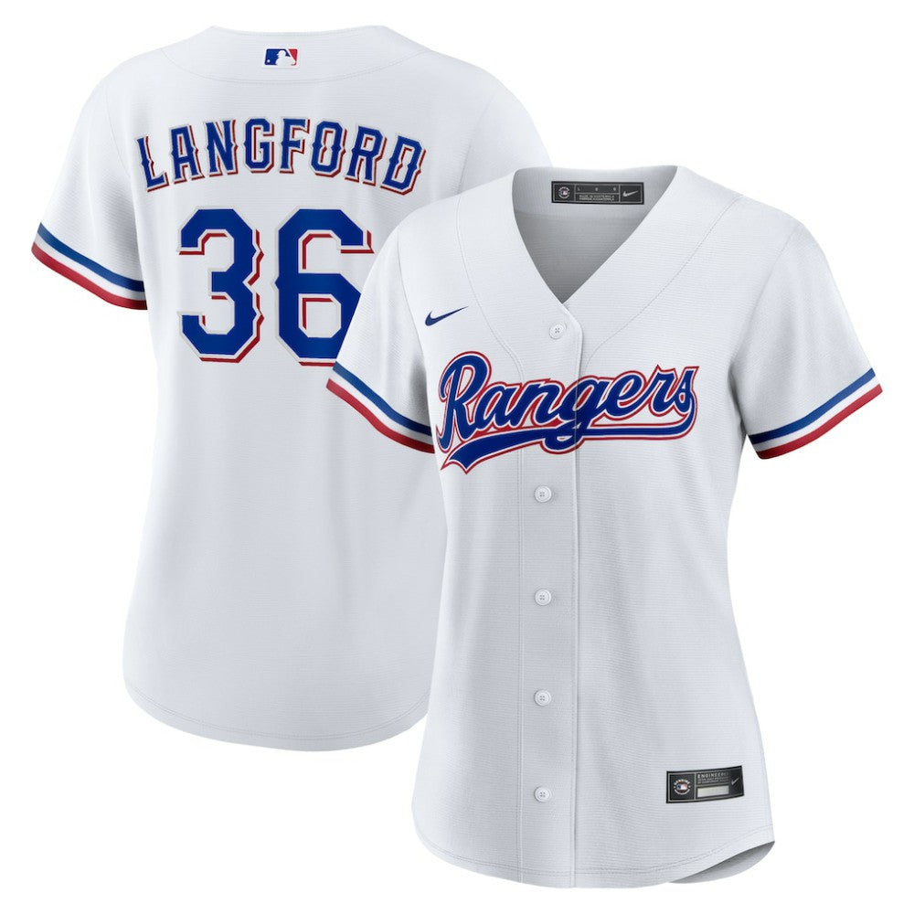 Wyatt Langford Texas Rangers Nike Women's Home Replica Jersey | MLB Near me