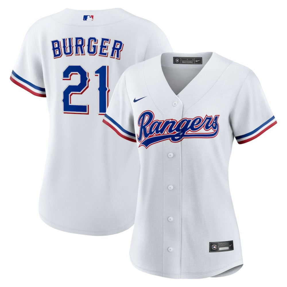 Jake Burger Texas Rangers Nike Women's Home Replica Jersey | MLB Discount