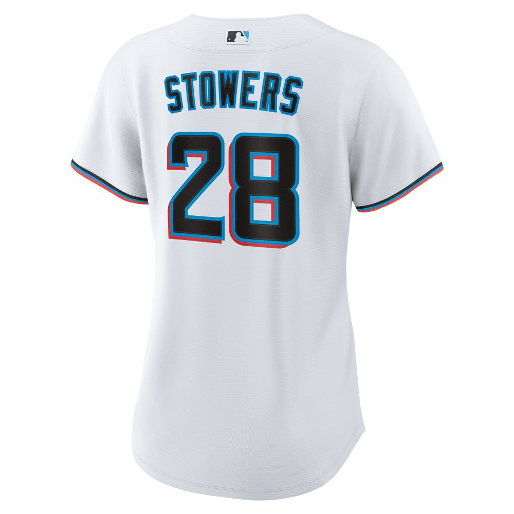 Kyle Stowers Miami Marlins Nike Women's Home Replica Jersey | MLB New