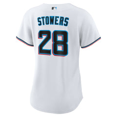 Kyle Stowers Miami Marlins Nike Women's Home Replica Jersey | MLB New