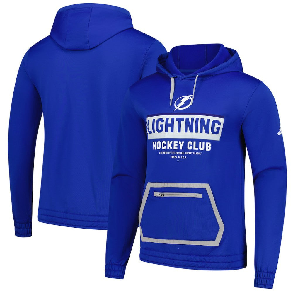 Tampa Bay Lightning adidas Team Pullover Hoodie Discount