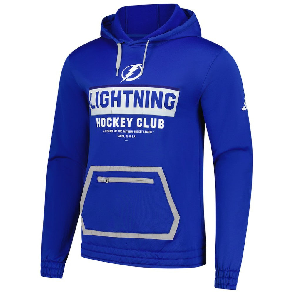 Tampa Bay Lightning adidas Team Pullover Hoodie Discount