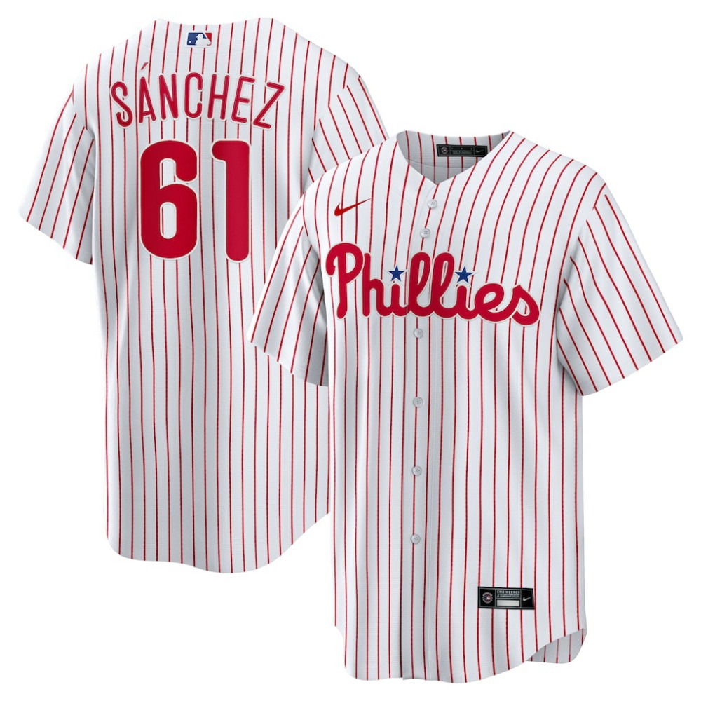 Cristopher Sanchez Philadelphia Phillies Nike Home Replica Jersey | MLB US
