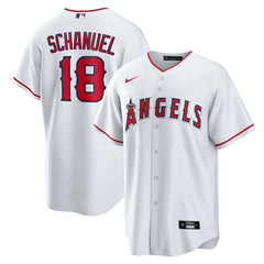 Nolan Schanuel Los Angeles Angels Nike Home Replica Jersey | MLB Outlet