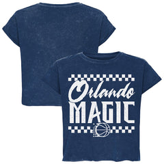 Orlando Magic Sportiqe Unisex Rock & Roll Collection Gwen Premium Mineral Wash Cropped T-Shirt On Sale