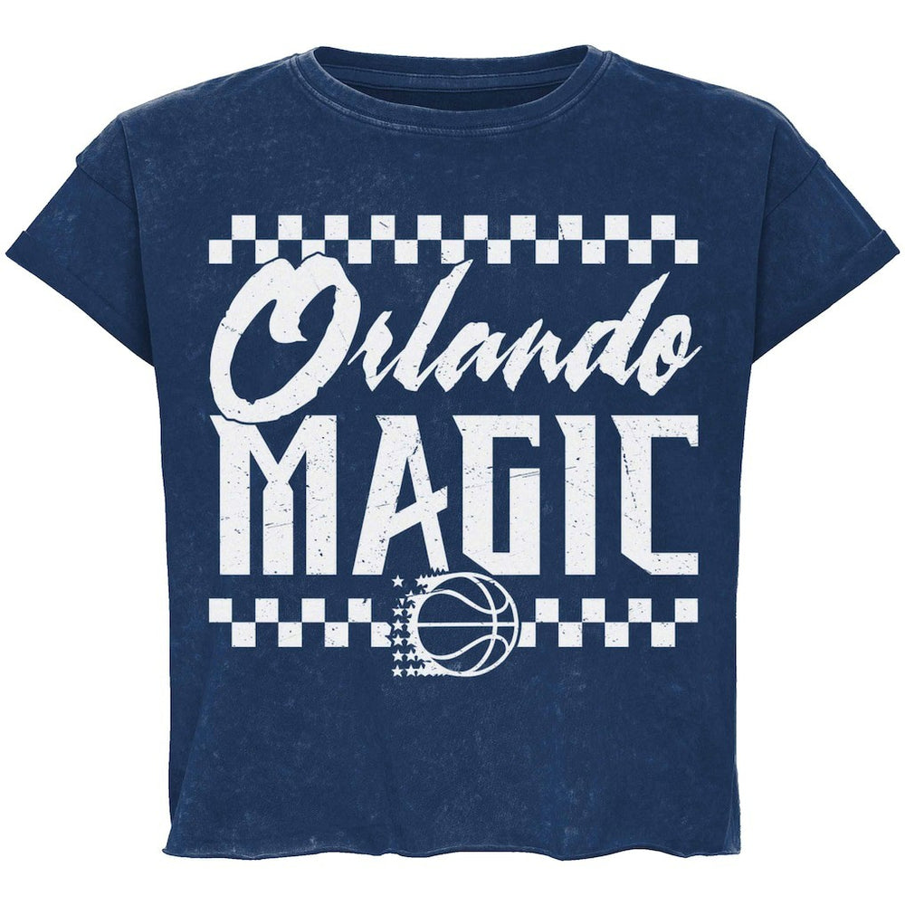 Orlando Magic Sportiqe Unisex Rock & Roll Collection Gwen Premium Mineral Wash Cropped T-Shirt On Sale
