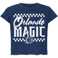 Orlando Magic Sportiqe Unisex Rock & Roll Collection Gwen Premium Mineral Wash Cropped T-Shirt On Sale