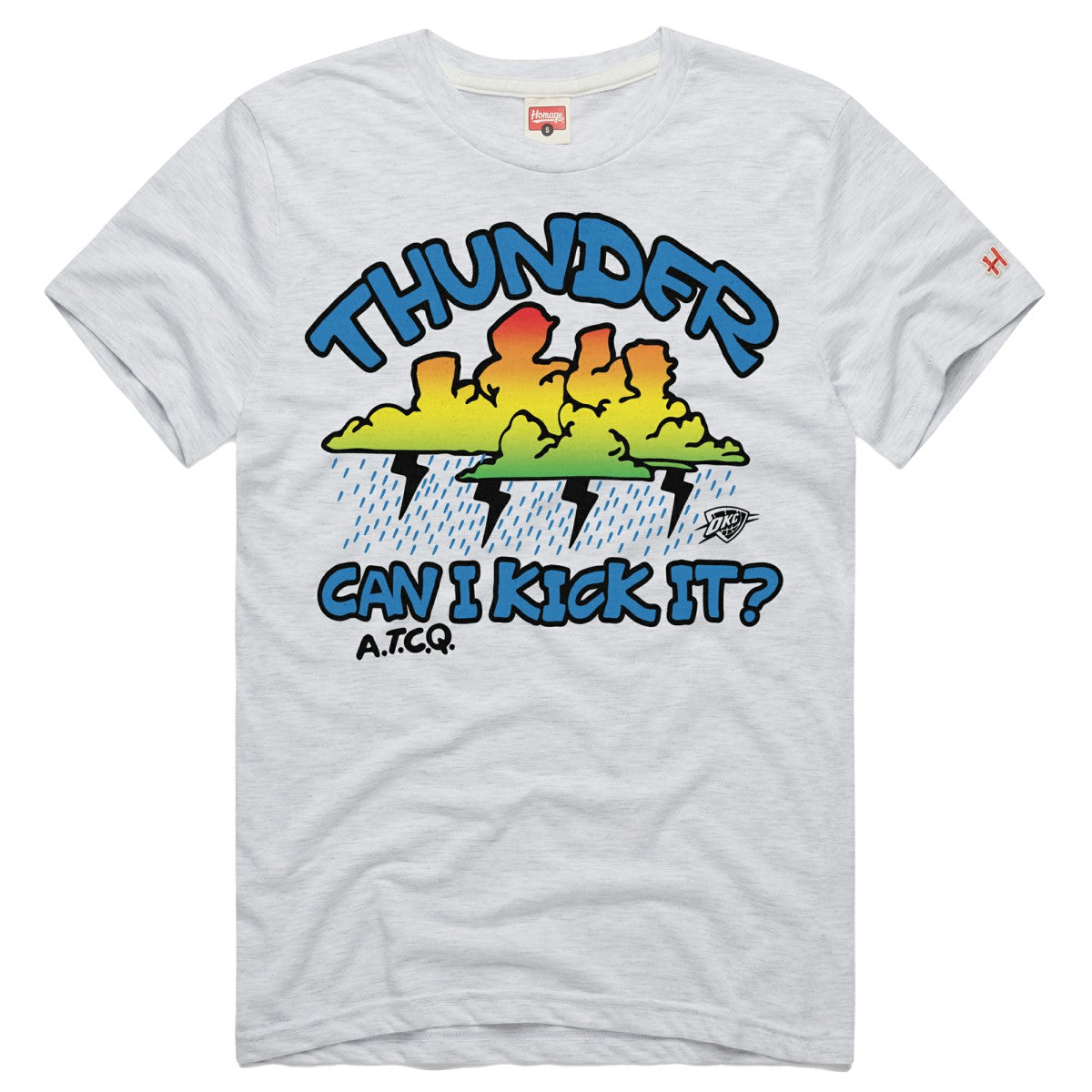 Oklahoma City Thunder Homage A Tribe Called Quest x NBA Can I Kick It? Tri-Blend T-Shirt Discount