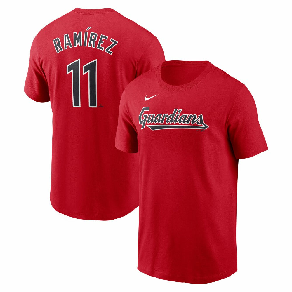 Jose Ramirez Cleveland Guardians Nike Fuse Name & Number T-Shirt | MLB On Sale