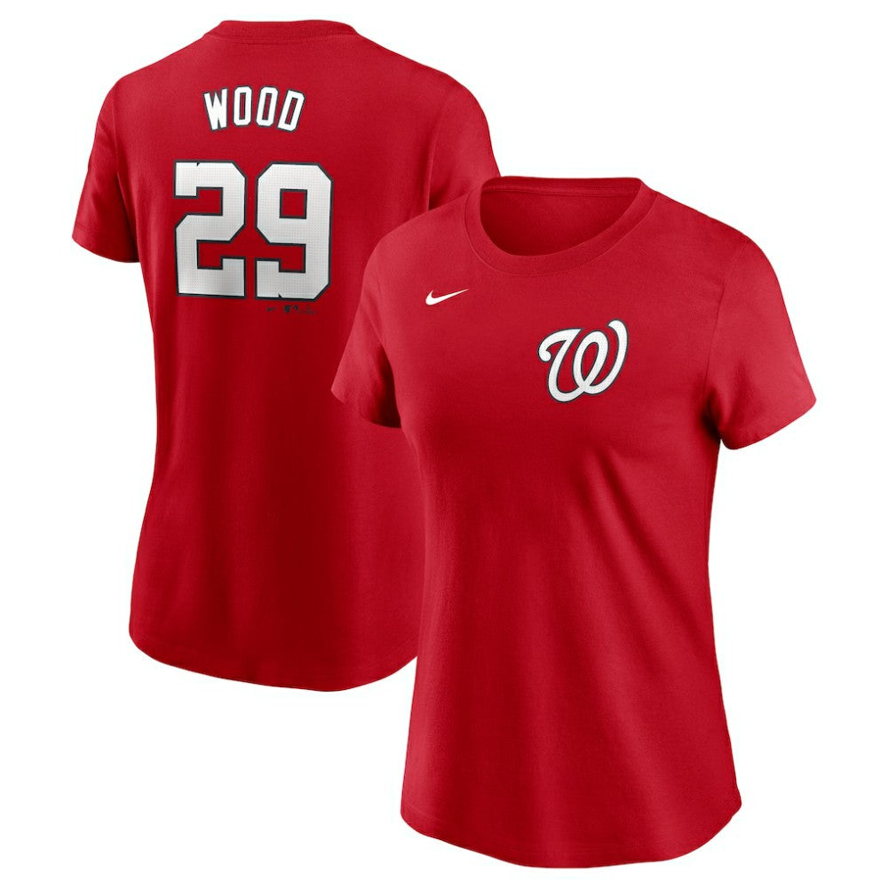 James Wood Washington Nationals Nike Women's Cooperstown Collection Fuse Name & Number T-Shirt | MLB Outlet