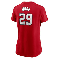James Wood Washington Nationals Nike Women's Cooperstown Collection Fuse Name & Number T-Shirt | MLB Outlet