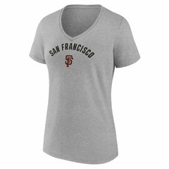 San Francisco Giants Fanatics Women's Core Wahconah V-Neck T-Shirt | MLB New