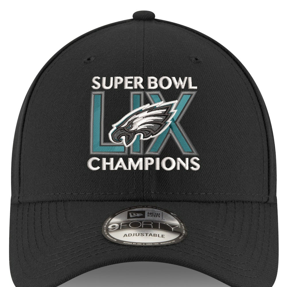 Philadelphia Eagles New Era Super Bowl LIX Champions 9FORTY Adjustable Hat