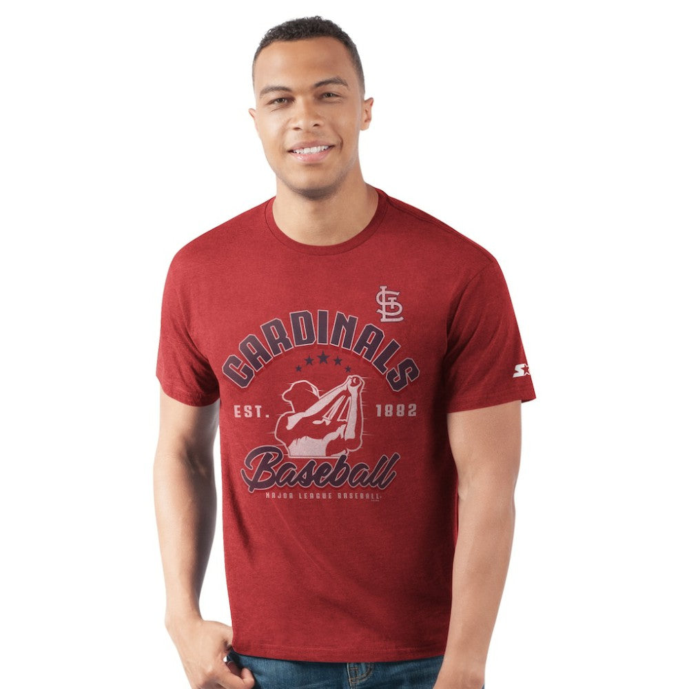 St. Louis Cardinals Starter Prime Time Batter T-Shirt | MLB Outlet