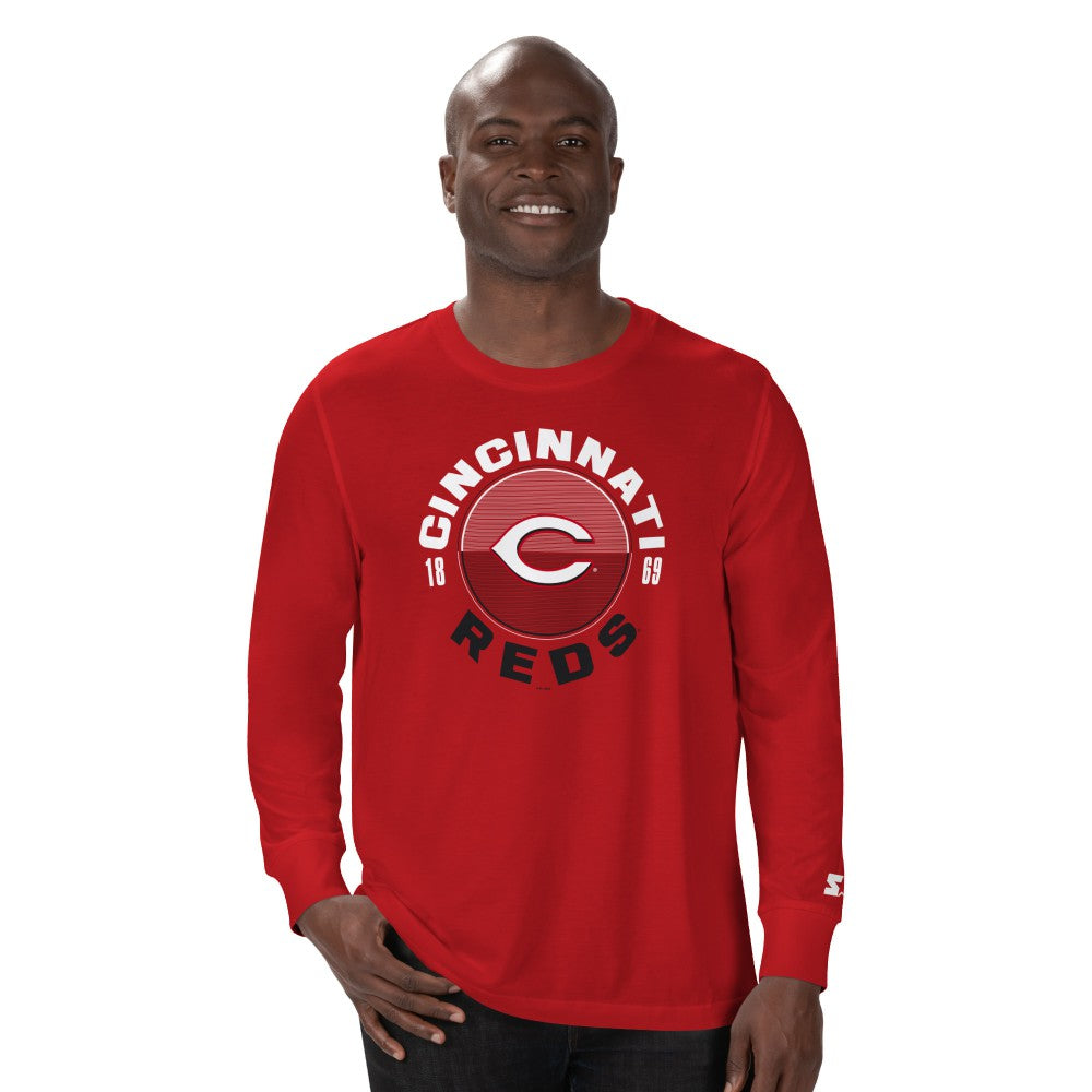 Cincinnati Reds Starter Halftime Long Sleeve T-Shirt | MLB Near me