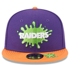 Las Vegas Raiders New Era Youth Nickelodeon Slime 9FIFTY Snapback Hat