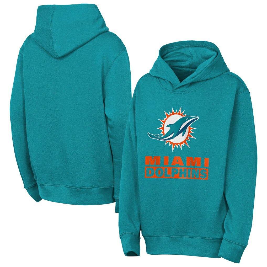 Miami Dolphins  Outerstuff Youth Back to Basics Hoodie