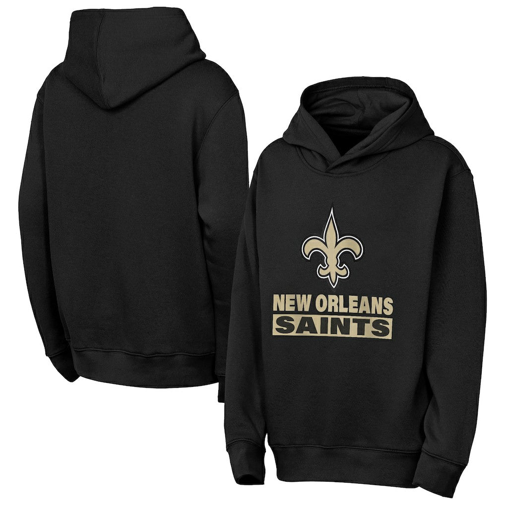 New Orleans Saints  Outerstuff Youth Back to Basics Hoodie