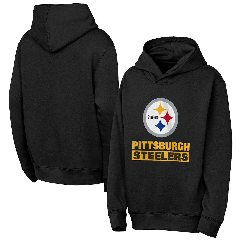 Pittsburgh Steelers  Outerstuff Youth Back to Basics Hoodie