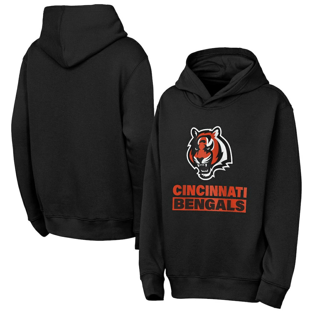 Cincinnati Bengals  Outerstuff Youth Back to Basics Hoodie