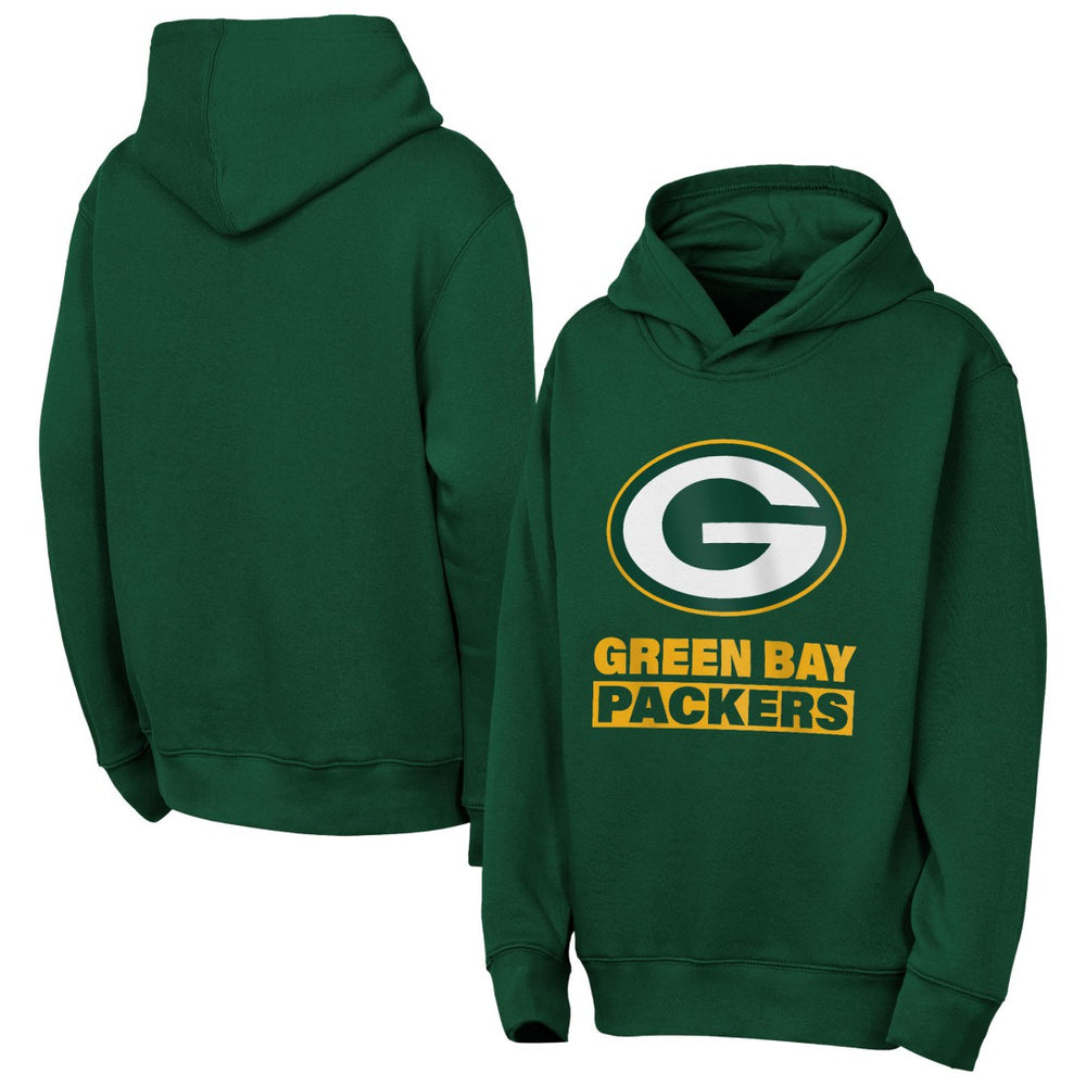 Green Bay Packers  Outerstuff Youth Back to Basics Hoodie